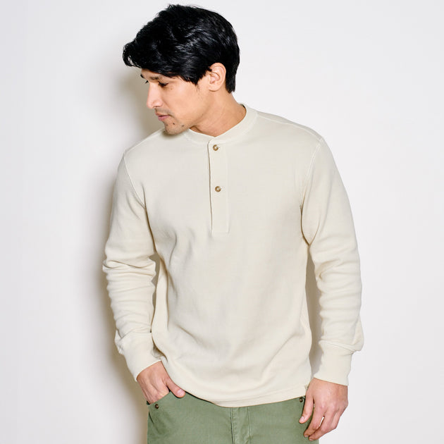 WAFFLE KNIT HENLEY / ワッフル ニット ヘンリー – FILSON JAPAN