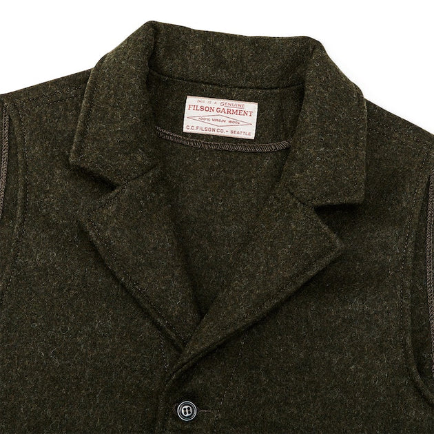 MACKINAW WOOL WESTERN VEST / マッキノーウール ウェスタン ベスト – FILSON JAPAN