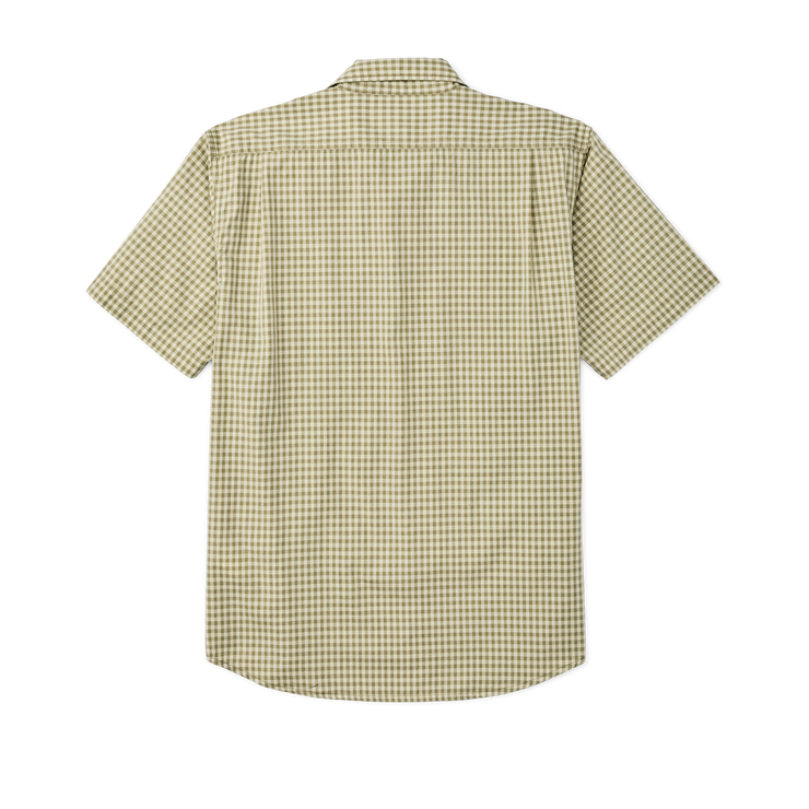 WASHED SHORT SLEEVE FEATHER CLOTH SHIRT / ウォッシュド ショートスリーブ フェザークロスシャツ