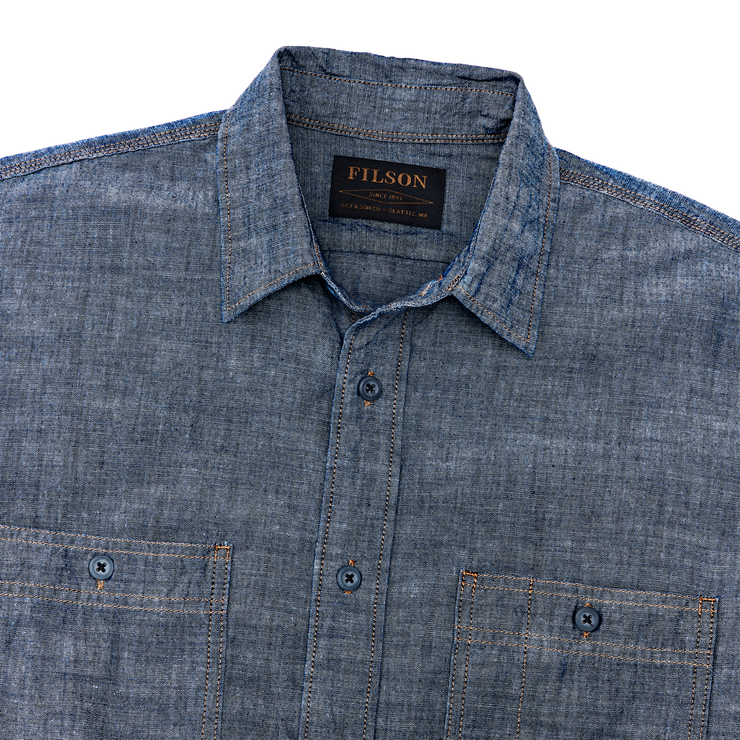 CHAMBRAY CPO SHIRT / シャンブレイ シーピーオー シャツ CHAMBRAY CPO SHIRT / シャンブレイ シーピーオー シャツ
