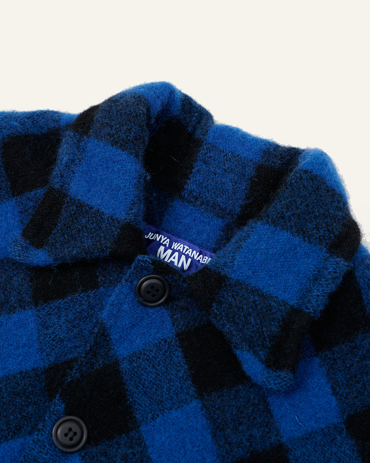 【10月4日(土)12時00分〜発売開始】JUNYA WATANABE MAN × FILSON - WP J010 051 - BLUE/BLACK / ダブル マッキノー クルーザー