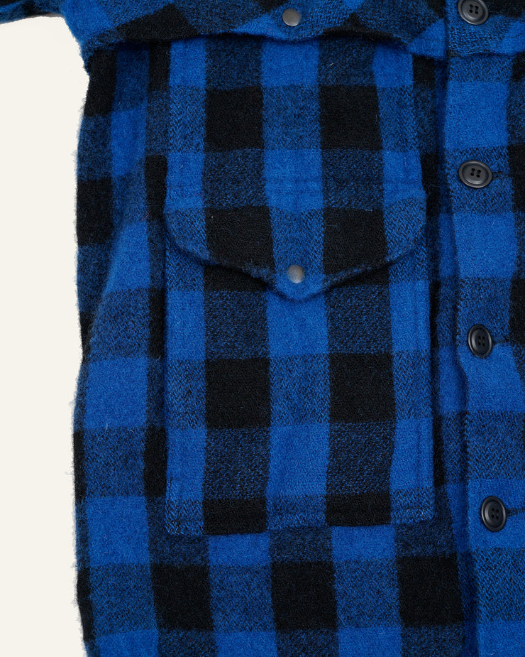 【10月4日(土)12時00分〜発売開始】JUNYA WATANABE MAN × FILSON - WP J010 051 - BLUE/BLACK / ダブル マッキノー クルーザー