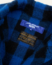 【10月4日(土)12時00分〜発売開始】JUNYA WATANABE MAN × FILSON - WP J010 051 - BLUE/BLACK / ダブル マッキノー クルーザー