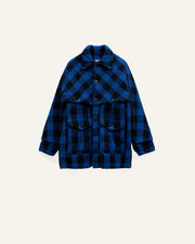 【10月4日(土)12時00分〜発売開始】JUNYA WATANABE MAN × FILSON - WP J010 051 - BLUE/BLACK / ダブル マッキノー クルーザー