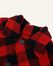 【10月4日(土)12時00分〜発売開始】JUNYA WATANABE MAN × FILSON - WP J010 051 - RED/BLACK / ダブル マッキノー クルーザー