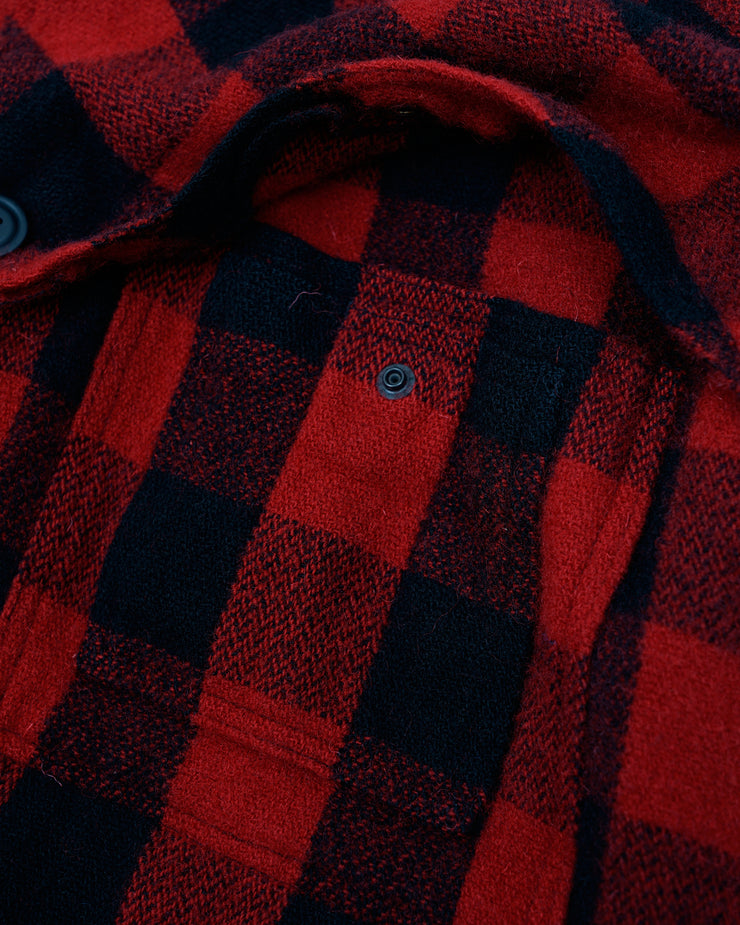【10月4日(土)12時00分〜発売開始】JUNYA WATANABE MAN × FILSON - WP J010 051 - RED/BLACK / ダブル マッキノー クルーザー