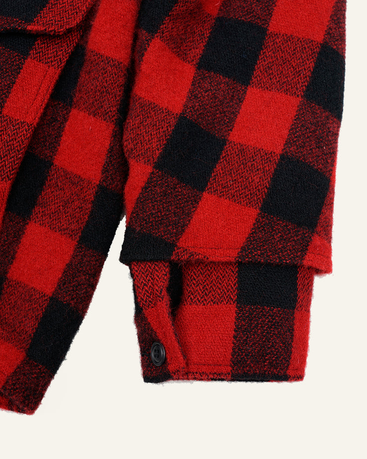 【10月4日(土)12時00分〜発売開始】JUNYA WATANABE MAN × FILSON - WP J010 051 - RED/BLACK / ダブル マッキノー クルーザー