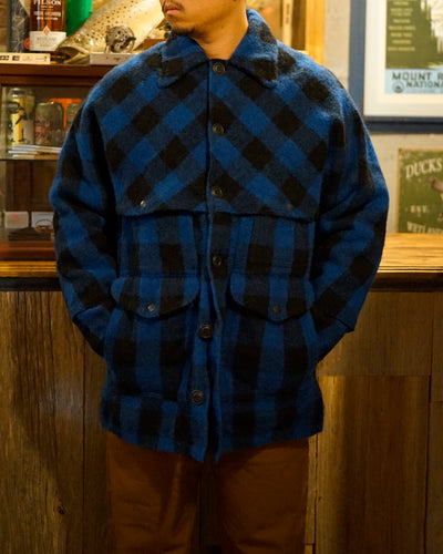 【10月4日(土)12時00分〜発売開始】JUNYA WATANABE MAN × FILSON - WP J010 051 - BLUE/BLACK / ダブル マッキノー クルーザー