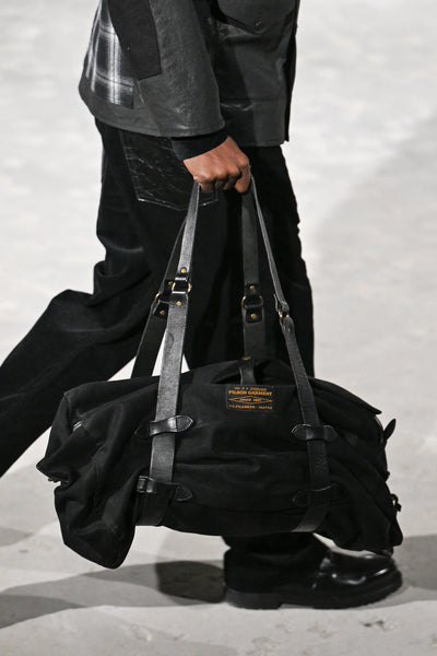 【10月4日(土)12時00分〜発売開始】JUNYA WATANABE MAN × FILSON - WP K203 051 - BLACK　ミディアムダッフルバッグ