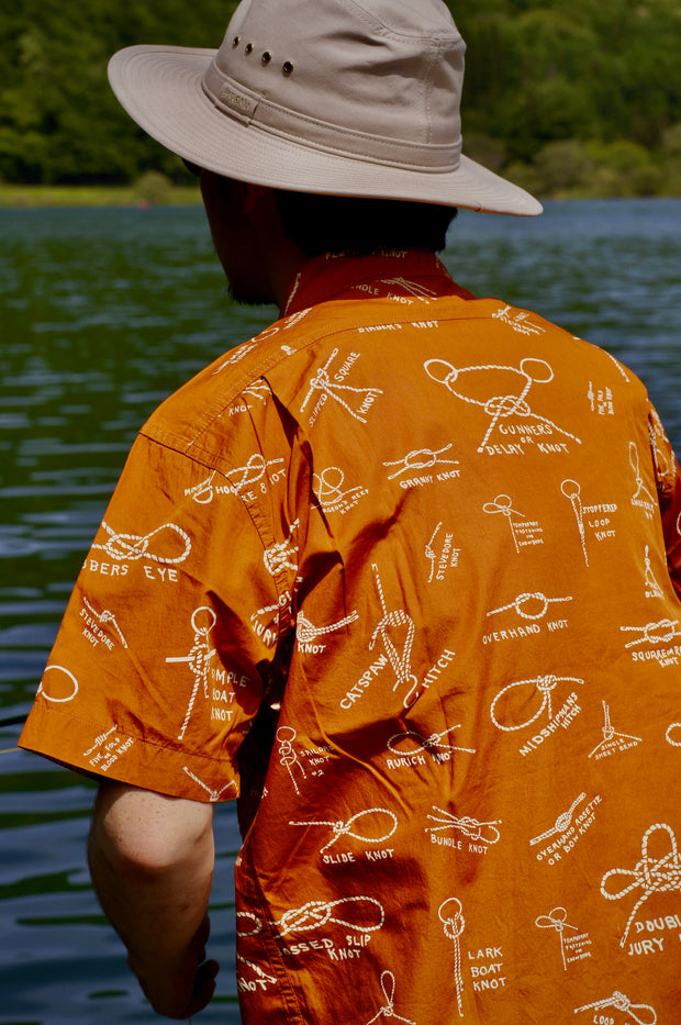 WASHED SHORT SLEEVE FEATHER CLOTH SHIRT / ウォッシュド ショートスリーブ フェザークロスシャツ