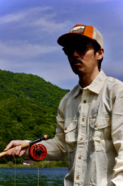 WASHED FEATHER CLOTH SHIRT / ウォッシュド フェザークロス シャツ