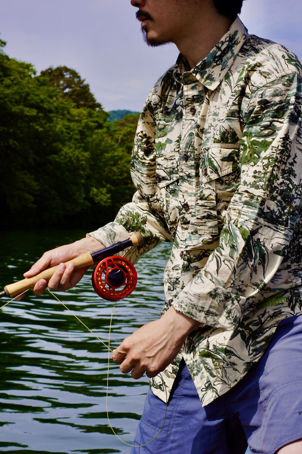 FILSON × HOUSEFLY WASHED FEATHER CLOTH SHIRT / ウォッシュド フェザークロス シャツ