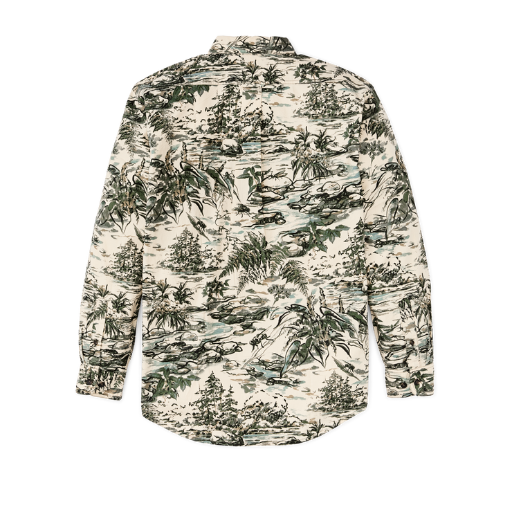 FILSON × HOUSEFLY WASHED FEATHER CLOTH SHIRT / ウォッシュド フェザークロス シャツ