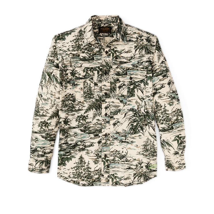 FILSON × HOUSEFLY WASHED FEATHER CLOTH SHIRT / ウォッシュド FILSON × HOUSEFLY WASHED FEATHER CLOTH SHIRT / ウォッシュド