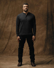 WAFFLE KNIT HENLEY / ワッフル ニット ヘンリー