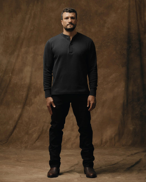WAFFLE KNIT HENLEY / ワッフル ニット ヘンリー