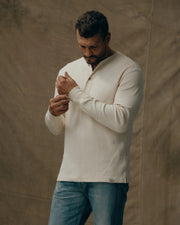 WAFFLE KNIT HENLEY / ワッフル ニット ヘンリー