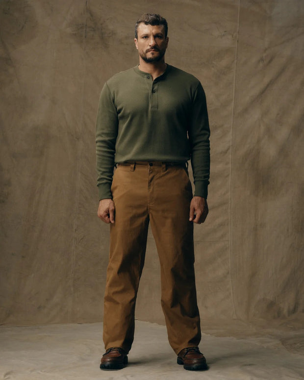 WAFFLE KNIT HENLEY / ワッフル ニット ヘンリー