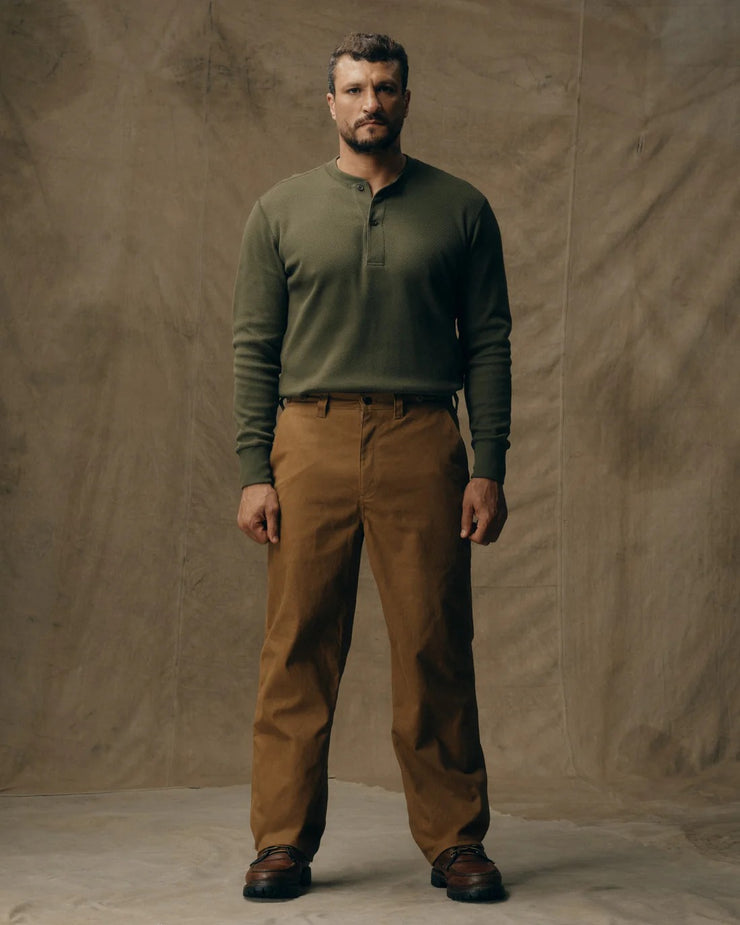 WAFFLE KNIT HENLEY / ワッフル ニット ヘンリー