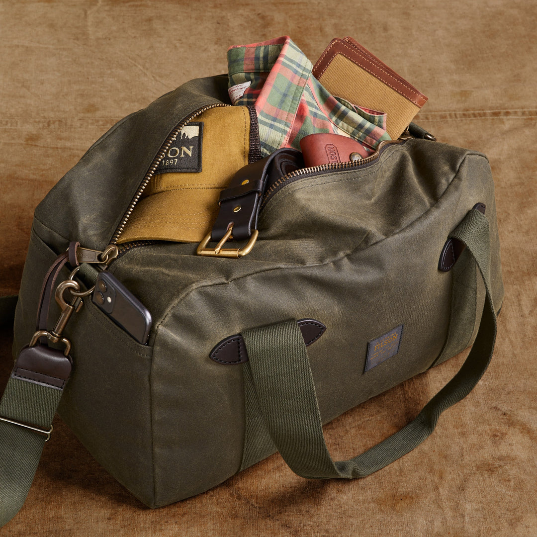 TIN CLOTH SMALL DUFFLE BAG / ティンクロス スモール ダッフルバッグ – FILSON JAPAN