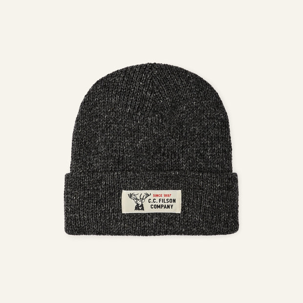 LINED RAGG WOOL BEANIE / ラインド ラグ ウール ビーニー