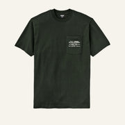 SHORT SLEEVE EMBROIDERED POCKET T-SHIRT / ショートスリーブ エンブロイダード ポケット ティーシャツ