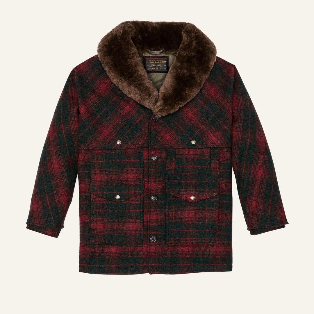 未使用タグ付き✨Filson/フィルソン オカノガン ウールプルオーバー 赤×黒 未使用タグ付き Filson/フィルソン オカノガン ウールプル