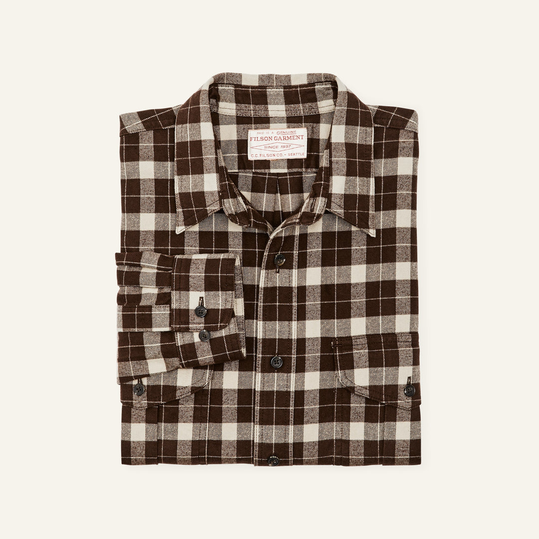 試着程度 定価2万円 FILSON ALASKAN GUIDE SHIRT L 赤/黒 アラスカン 