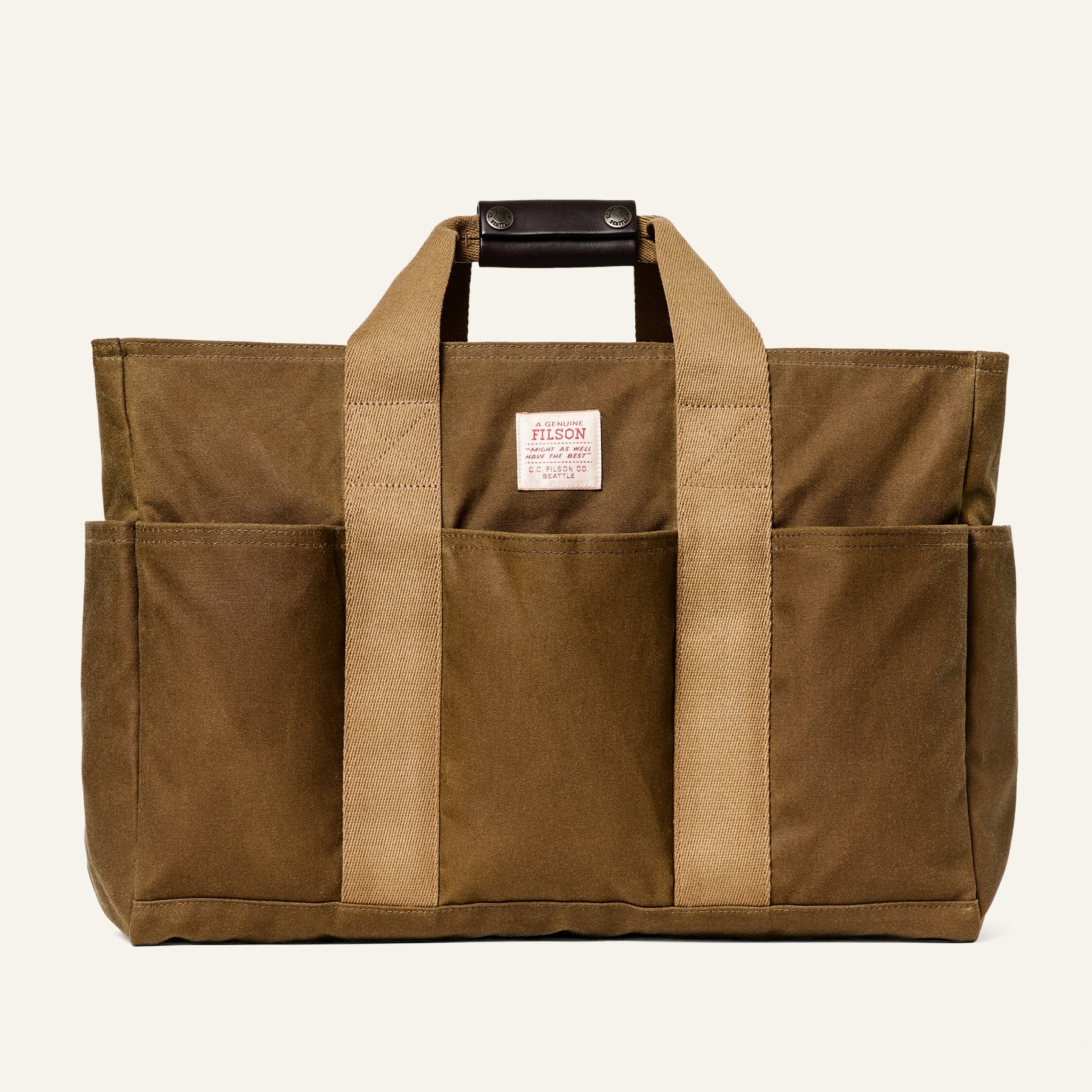 TIN CLOTH OPEN SUPPLY TOTE / ティンクロス オープン サプライ トート – FILSON JAPAN