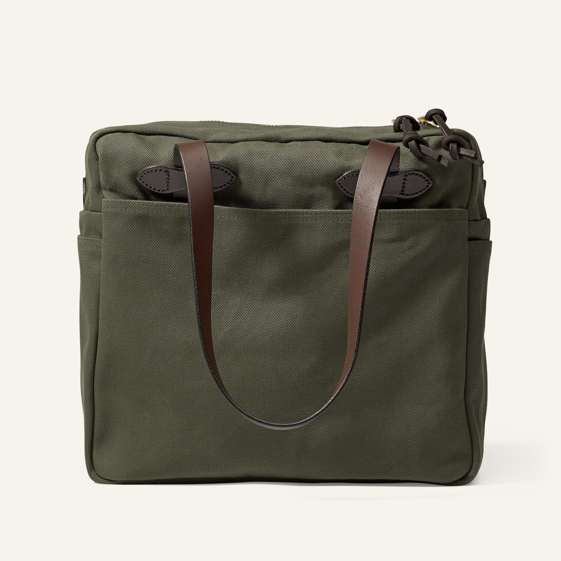 RUGGED TWILL TOTE BAG WITH ZIPPER / ラギッドツィル トートバッグ 