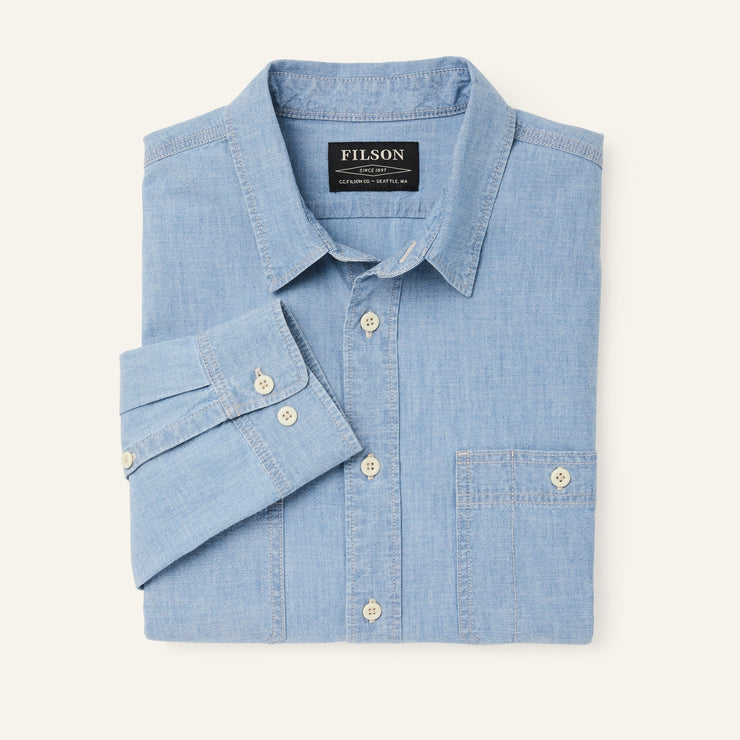 CHAMBRAY CPO SHIRT / シャンブレイ シーピーオー シャツ