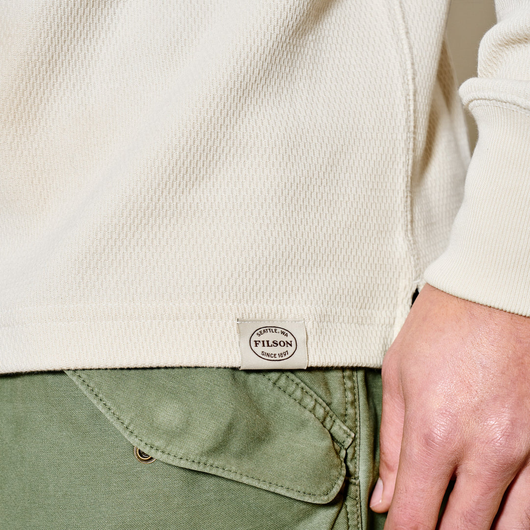 WAFFLE KNIT HENLEY / ワッフル ニット ヘンリー – FILSON JAPAN