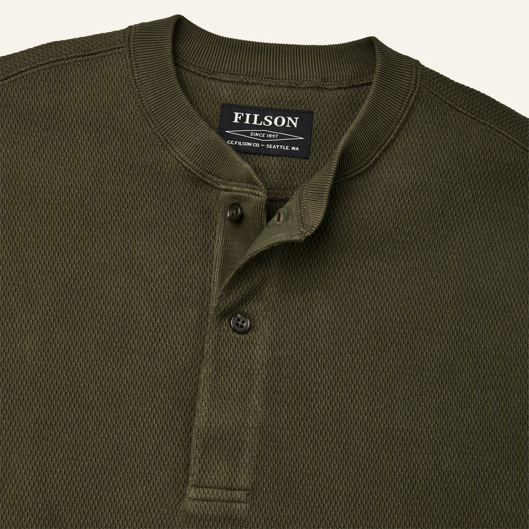 WAFFLE KNIT HENLEY / ワッフル ニット ヘンリー – FILSON JAPAN
