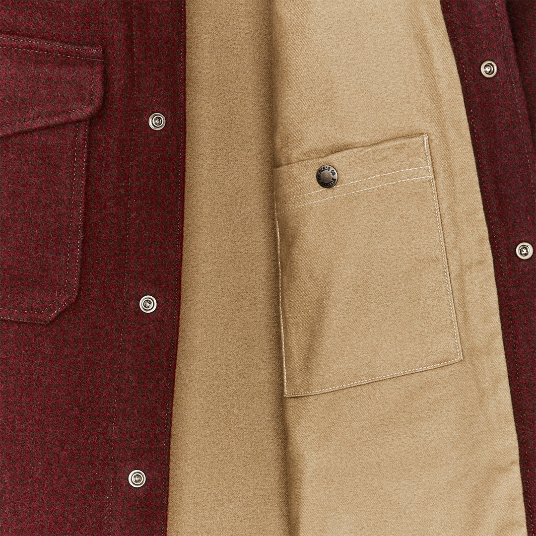LINED MACKINAW WOOL JAC-SHIRT / ラインド マッキノーウール