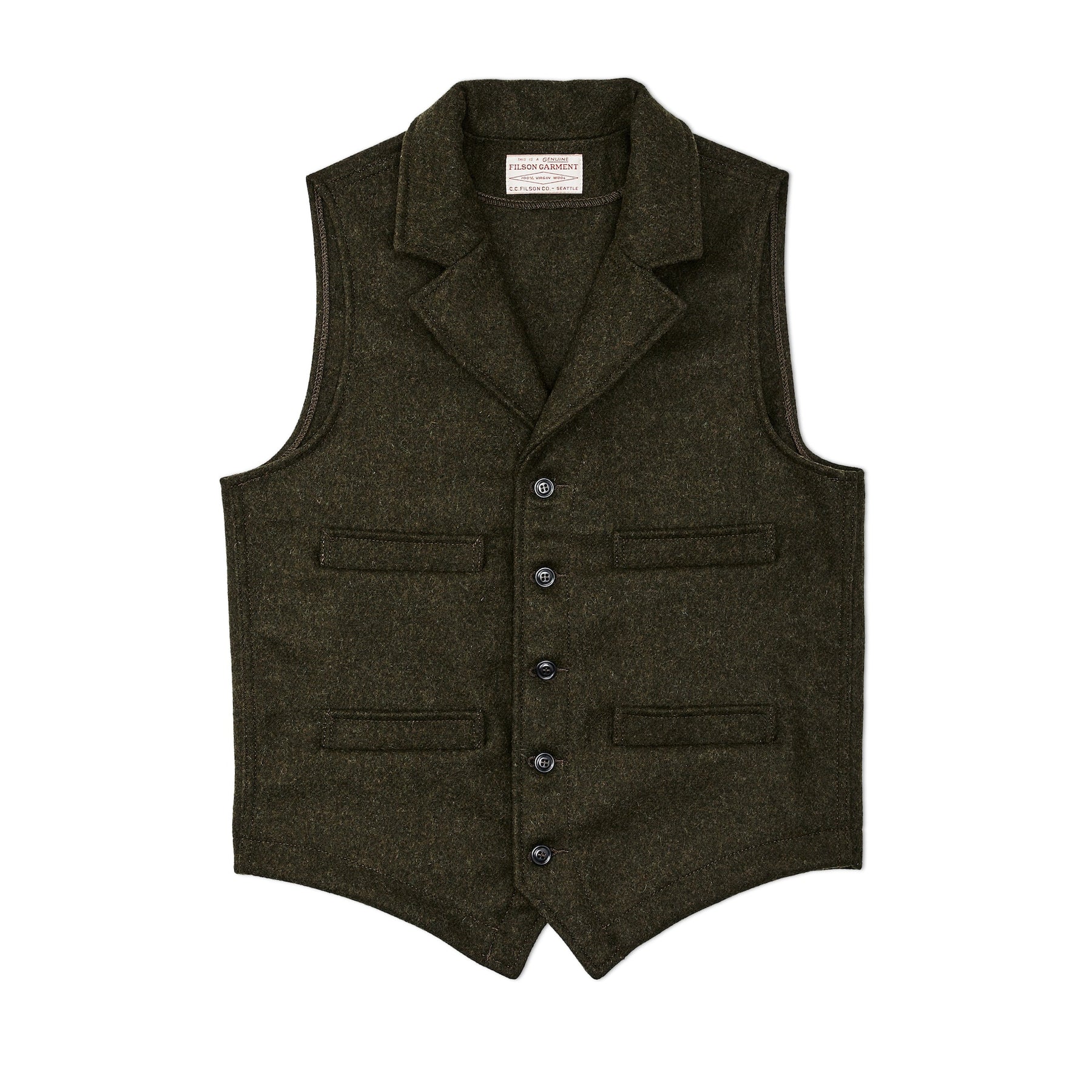 MACKINAW WOOL WESTERN VEST / マッキノーウール ウェスタン ベスト